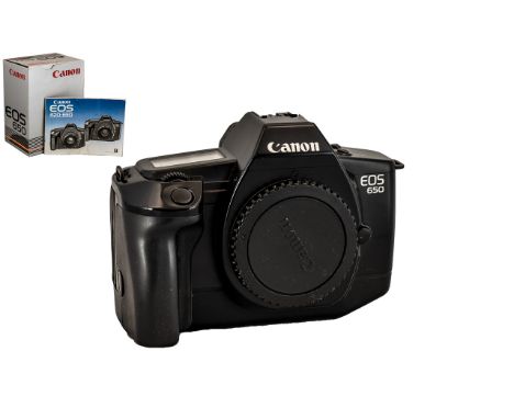 Canon EOS 650 35mm SlR Film Camera Body Only. Mint Condition, with Original Box ( mint ) and Instruction Booklet. Bought In 1