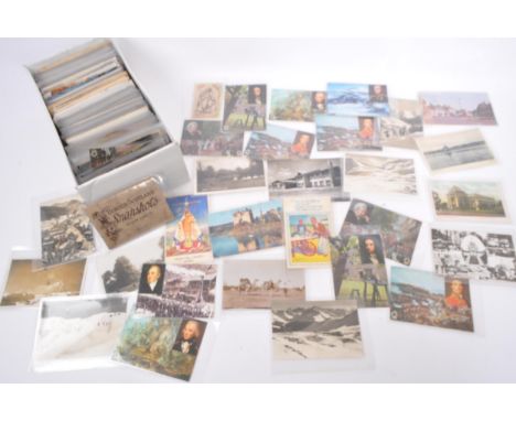 A large collection of early 20th century circa 1910s and later postcards &amp; photographs. To include landscape winter / sno