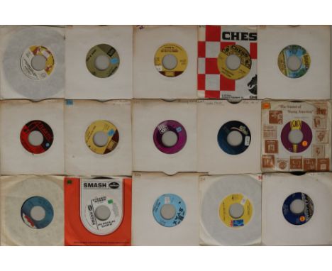 US ISSUED 60s/70s SOUL/FUNK 7". Deep grooved collection of 85 x choice 45s that are mainly original copies. Artists/cat. numb