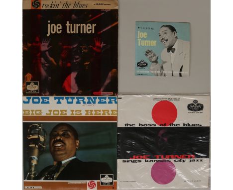 JOE TURNER. Presenting the boss, Big Joe Turner with 1 x EP and 3 x UK original title LPs. Release are Presenting Joe Turner 