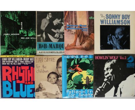 BLUES/R&B/SOUL LPs. Smashing selection of 8 x choice LPs! Titles are Big Joe Williams - Piney Woods Blues (UK export on Delma
