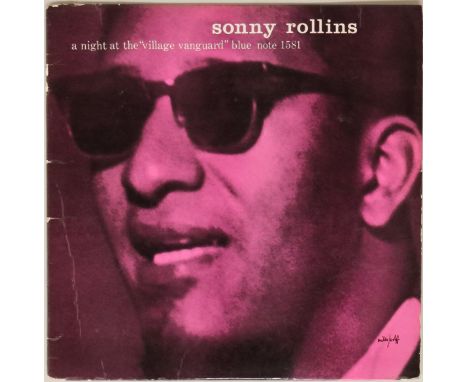 SONNY ROLLINS - A NIGHT AT THE VILLAGE VANGUARD (BLP 1581). A well presented 1962 US pressing of Sonny Rollins with Wilbur Wa