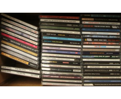 BLUES/R&B - CDs. Hot, electrifying and simply put, superb collection of around 110 x CD albums (including a few doubles/box s