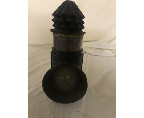 A policeman's lamp with plaque for Hiatt & Co, Birmingham