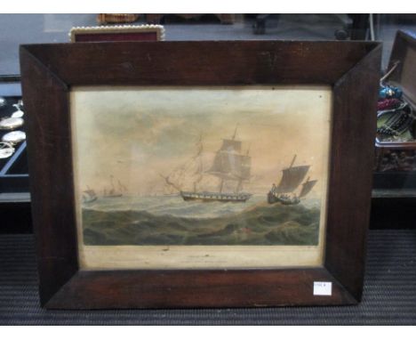 A pair of coloured engravings, Fresh Breeze and a Light Air of Wind, after J. Cartwright by Robert Havell, 23 x 32cm each (2)