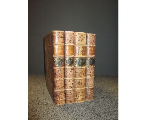 POPE (Alexander) The Works, in 4 vols., London 1717-41, 4to; title to vol. I trimmed and neatly mounted; lacking portrait fro
