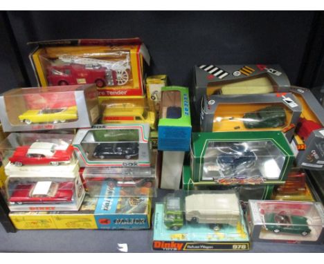 A group of Dinky, Corgi and other toy cars, boxed  