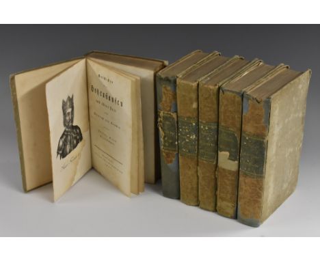 Raumer (Friedrich von), Geschichte der Hohenstaufen und ihrer Zeit, six-volume set, J. R. Ensslin'schen Buchhandlung, Reutlin