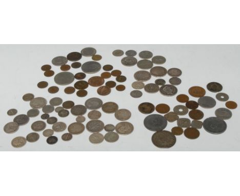 Coins - a collection of UK, German Imperial and Austrian Imperial coins: 2/6 1920, 1941, 2/- 1935 &amp; 1936, 1/- 1826, 1921;