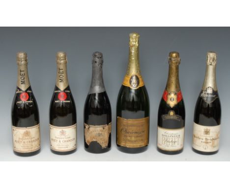 Moët &amp; Chandon Première Cuvée Champagne, post-1952, [75cl], labels fair, seals fairly intact, (2); Charles Heidsieck Cham