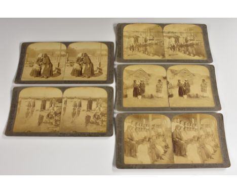 Photography - Tribal Art - Maori New Zealand - a collection of stereoscope cards, by Underwood &amp; Underwood, At eventide o