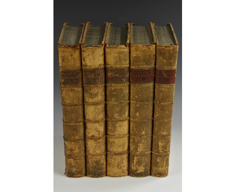 Legal History - Bacon's Abridgment: Anon [Bacon (Matthew)], A New Abridgment of the Law, By a Gentleman of the Middle Temple,
