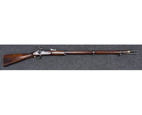 Please note a license is required to purchase this weaponA Snider-Enfield Model 1861 Mk.II replica percussion musket, 99cm ba