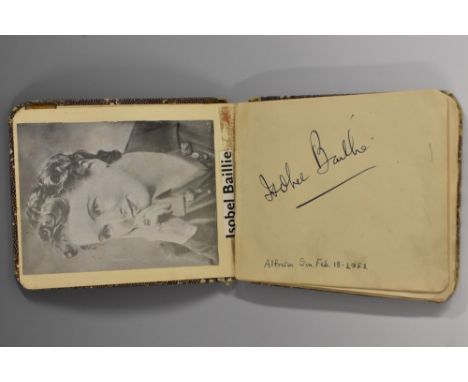 Autographs, Classical Music, Opera and Sport, an album, manuscript signatures include Gladys Ripley, Isobel Baillie, Elisabet