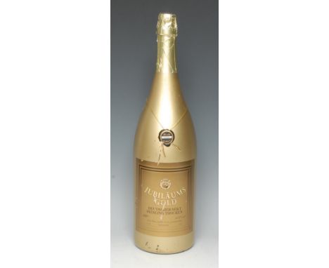Jubiläums Gold Deutscher Sekt Riesling Trocken, double magnum, 3l, 11.5%, R 762 038, label with scuffs, seal intact 