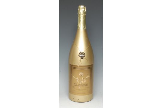 Jubilaums Gold Deutscher Sekt Riesling Trocken Double Magnum 3l 11 5 R 762 038 Label With S