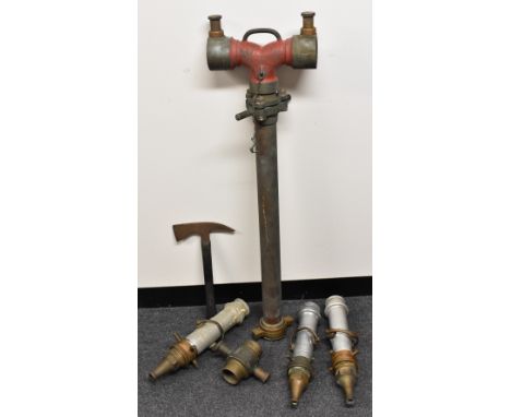 Fire Brigade History - a Vernon Morris & Company V.M Hydrant Flow Gage & Mains Testing Outfit, 1948 Improved Pattern, hardwoo