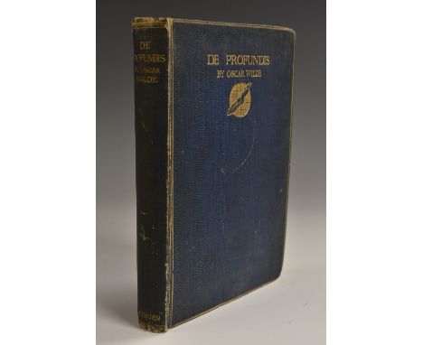 Wilde (Oscar), De Profundis, first English edition, Methuen and Co., London 1905, pp: 151, 40 (catalogue of Methuen titles), 