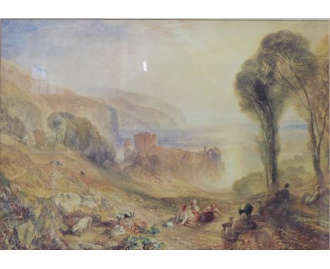 A J.M.W. Turner print and two others