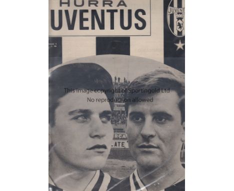 1963 JUVENTUS v MANCHESTER UTD        (Friendly) played 29 May 1963 at the Stadio Olimpico Grande Torino. Rare Official Juven