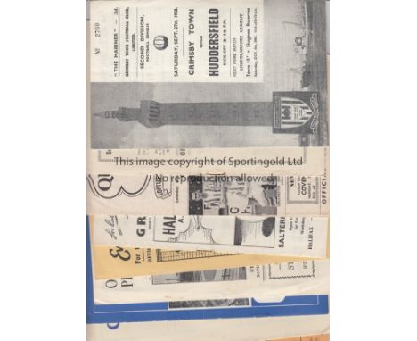 1950's   A collection of 18 programmes from the 1950's to include Liverpool v Huddersfield Town, Charlton v Stoke, West Ham v
