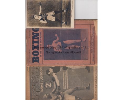 BOXING    Small boxing miscellany, booklet Boxing or the Art of Self-Defence (32 pages, slight flaking off bottom edge of cov