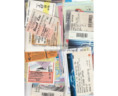 TICKETS   A collection of 96 tickets some big match FA Cup Final 1967, League Cup Finals 1969,1973, 5 England homes from the 
