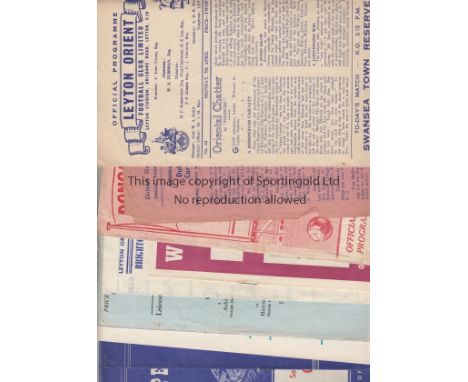 RESERVES/YOUTH   A collection of 85 Reserves and Youth programmes and a few friendlies 1950's to 2000's to include reserves L