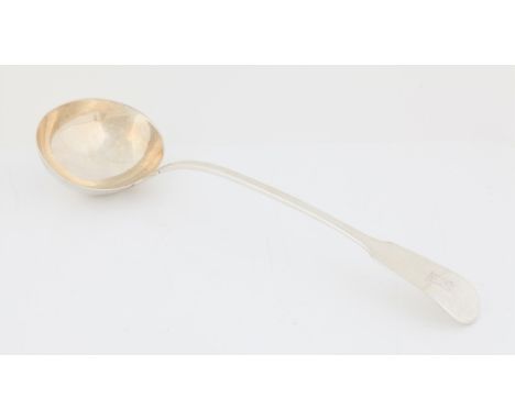 George III fiddle pattern soup ladle, by WC  London 1813. 33 cms, 227 grms 7.3 ozs