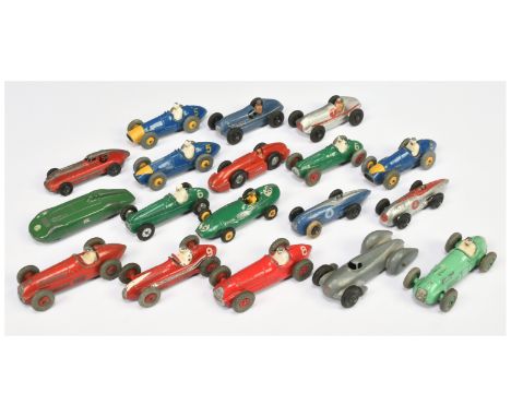 Dinky Group of Racing Cars - Including 23j H.W.M; 239 Vanwall; 3 x 234 Ferrari - all different variations ; 233 Cooper-Bristo