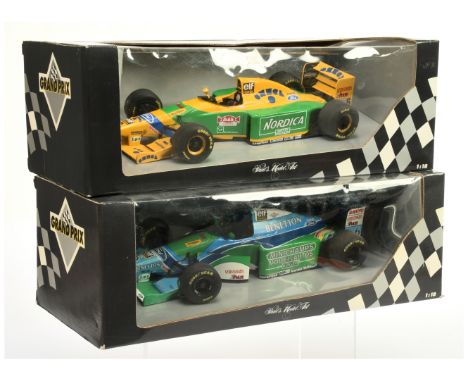 Pauls Model Art (MInichamps) 1/18th scale Grand Prix Series pair (1) 180930006 Benetton Ford B 193 - R. Patresse (2)180940906