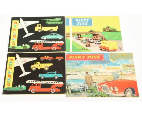 Dinky Group of Early 1960's Issue Catalogues. (1) 1960 UK Catalogue; (2) 1961 UK Catalogue; (3) 1961 USA Catalogue; (4) 1964 