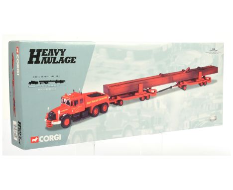 Corgi Heavy Haulage 1/50th scale 18004 Scammell Contractor, 2 x Dyson Trailers and Crane Girder load "Siddle C. Cook". Number