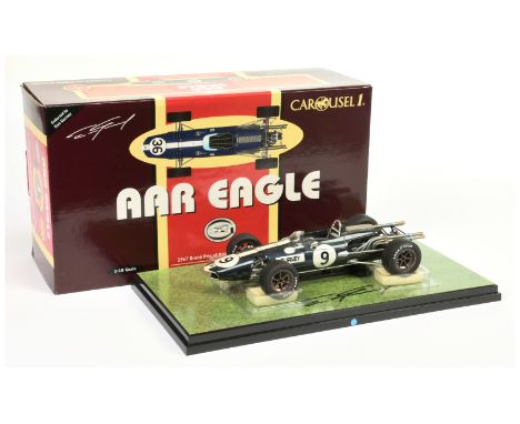 Carousel Signed 1/18th scale No.4751 AAR Eagle - blue/white, racing number 36, 1967 Grand Prix of Belgium-Spar Winner - Dan G