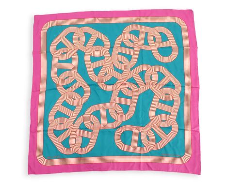 Hermes Circuit 24 Faubourg Twill Silk Scarf. Box included. Labeled appropriately. Measures 34" x 34". Domestic Shipping:&nbsp