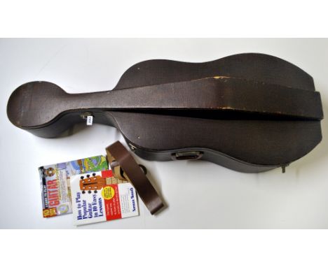 A vintage cello case.