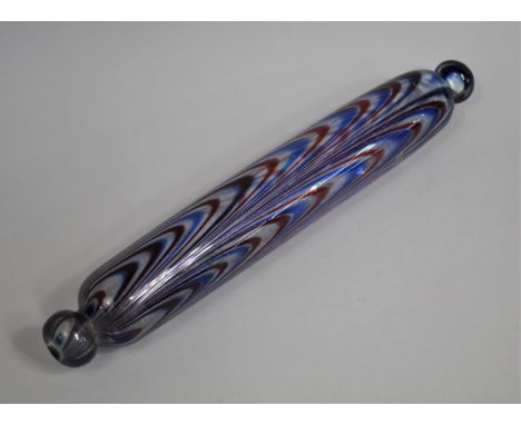 A 19th Century Glass Rolling Pin, 39cm Long 