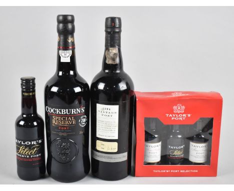 A Collection of Various Port to Include Cockburn Special Reserve, Taylors Select Reserve and 1994 Vintage 
