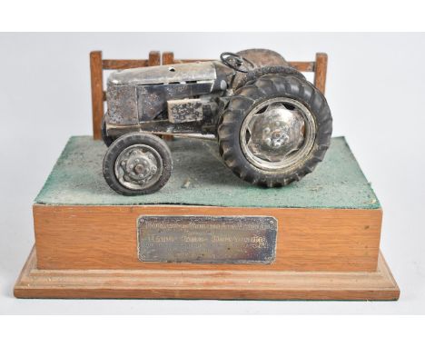 A Presentation Model of a Vintage Tractor with Inscribed Plaque to Harry Oakes (Dan Archer) on the Occasion of the Switch on 