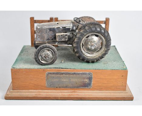 A Presentation Model of a Vintage Tractor with Inscribed Plaque to Harry Oakes (Dan Archer) on the Occasion of the Switch on 