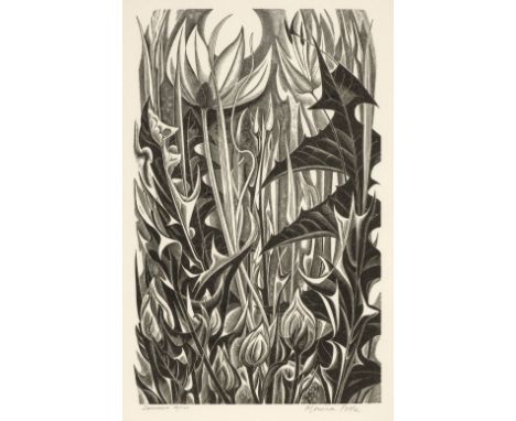 * Poole (Monica, 1921-2003). Summer, wood engraving on ivory white paper, from an edition of 100 impressions, signed, titled 