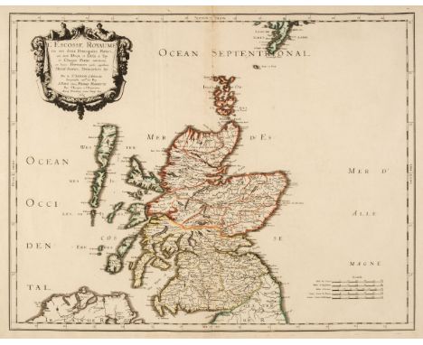 Scotland. Mariette (Pierre &amp; Sanson Nicolas), L'Ecosse Royaume en ses deux Principales Parties..., Paris, 1665, engraved 