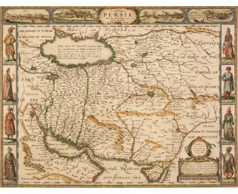 * Persia. Speed (John), The Kingdome of Persia with the cheef Citties and Habites described, George Humble [1627], hand-colou