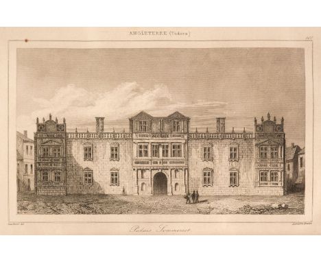 Galibert (Léon &amp; Clément Pellé). Angleterre, 4 volumes, Paris: Firmin Didot, 1842, engraved plates throughout, lightly sp