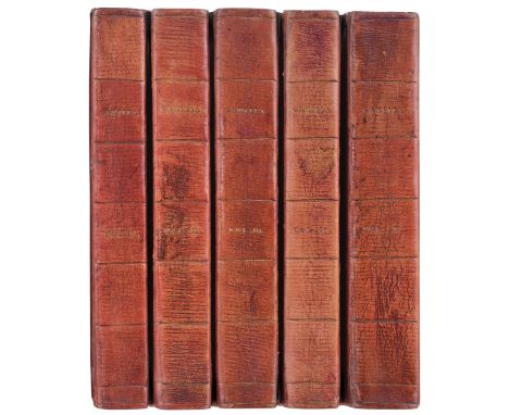 [Burney, Frances, "Fanny"]. Camilla: or, a Picture of Youth, 5 volumes, 1st edition, London: printed for T. Payne, T. Cadell 