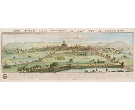 * Gloucester. Buck (Samuel &amp; Nathaniel), The North West Prospect of the City of Gloucester, 1734 [but R. Sayer edition, 1