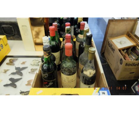 A qty of vintage wine, 1960's and 1970's etc.