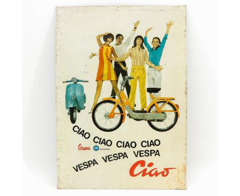 enamel, Vespa, 50 x 70 cm.