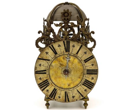 France, verge escapement and percussion, with alarm clock, height 38 cm.
