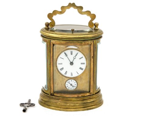 with striking mechanism, alarm clock and repeater, English anchor escapement, France, ca.1880, height 15 cm.